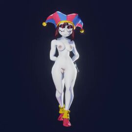 1girls 3d 3d_animation angry angry_expression angry_face animated areola ass big_ass big_thighs bounce bouncing_breasts breasts brown_hair dorfloor3 gun half-closed_eyes hiding hiding_object jester jester_girl jester_hat jester_outfit jiggle jiggling_breasts looking_at_viewer loop looping_animation medium_breasts nipples no_sound perfect_loop pomni pomni_(the_amazing_digital_circus) pubic_hair pussy staring staring_at_viewer tagme the_amazing_digital_circus thick_thighs thighs unhappy unhappy_female video walk_cycle walking walking_towards_viewer white_body white_skin
