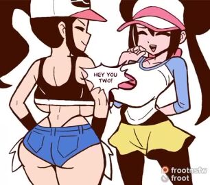 animated audio duo_female hilda_(pokemon) mossyfroot pokemon rosa_(pokemon) sex tagme video