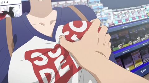 1boy 1girls accident accidental_grope adult adult_female adult_male big_breasts blue_eyes blue_shirt bouncing_breasts breasts english_audio english_dialogue english_language female grabbing grabbing_breasts hand_on_breast huge_breasts jiggling_breasts large_breasts male mp4 phone sakurai_shinichi shirt short_female shortstack silver_hair sound squeezing squeezing_breast tagme taller_male uzaki-chan_wa_asobitai! uzaki_hana video vr_headset white_hair