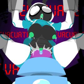 abandoned alien animated anthro arthropod bad_end beetle bodily_fluids bondage bound breasts clenched_teeth clothing cucujoid cuff_(restraint) digital_media_(artwork) dildo dildo_in_pussy dildo_insertion drooling ejaculation exhausted extreme_penetration eyewear female feral fucked_to_exhaustion genital_fluids genitals glasses green_nipples green_pussy hoodie insects interrogation jacket lactating ladybug legwear machine_bondage mind_break nipples penetration phoebe_(felino) pixel_(artwork) pixel_animation pixel_art probe probing prolapse pussy pussy_ejaculation restraints saliva sex_toy sex_toy_in_pussy sex_toy_insertion solo stockings stomach_bulge stretched_pussy stretching teeth text topwear trinitroid vaginal_fluids vaginal_penetration vaginal_prolapse