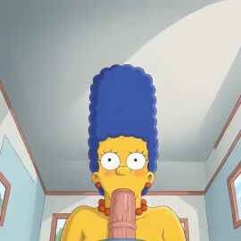 ai_generated blowjob deepthroat eye_contact fellatio huge_cock male/female marge no_sound oral oral_sex penis pov pov_male sucking sucking_penis tagme video