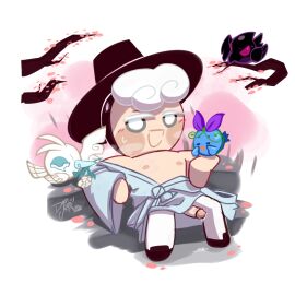 1boy asian_clothing bird cherry_blossoms cookie_run cookie_run_kingdom cum cute_face daftmob dripping_cum male milk_cookie penis showing_off sitting sketch solo_male steamy_breath xlyinerror