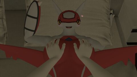 1boy 1girls 3d anthro dnrud12 female latias legendary_pokemon male nintendo pokemon pokemon_(species) pokémon_(species)