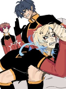 3boys angry angry_expression angry_face blonde_hair blue_eyes blue_hair blue_lock clothed clothing dominant_male dyed_hair funny hands_up isagi_yoichi kaiser_michael male male_only michael_kaiser on_couch on_lap on_sofa punishment rat_tail_(hairstyle) red_eyeliner red_hair sadism safe_for_work scared scared_expression sfw shocked shocked_expression sketch slapping_ass slapping_butt soccer_jersey soccer_player soccer_uniform someone_save_ness spanking spanking_ass spanking_butt submissive_male tagme terrified traumatized watching