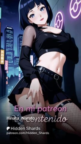 ai_generated goth goth_girl hyuuga_hinata money patreon patreon_hidden_shards tagme video