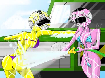 bikini breasts female power_rangers tagme zackon7