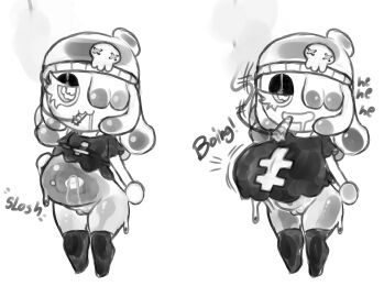 boobs breast_expansion breast_growth breast_growth_(enlargement) breasts cumflated_belly cumflation female huge_breasts inflation jelli_(chocovania) meweeze original shortstack