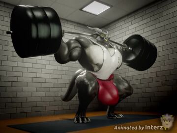 3d_(artwork) 3d_animation 4:3 animated anthro ass big_butt big_muscles bodily_fluids bottomwear bulge bulge_from_behind clothed clothing detailed_bulge digital_media_(artwork) digitigrade dragon dumbbell exercise genital_outline high_framerate huge_bulge huge_muscles hyper hyper_muscles lnterz lnterz_(character) male muscular muscular_anthro muscular_male mythological_creature mythological_scalie mythology nipples penis_outline scalie short_playtime simple_background solo sound sound_effects sweat tagme video weights workout workout_clothing workout_equipment