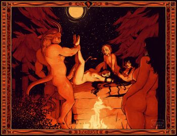 2boys 3girls after_sex ass ass_focus balls black_hair black_lipstick blonde_hair blush breasts breeding busty campfire cleavage completely_nude cum cum_drip cum_dripping_down_thighs cum_dripping_from_penis cum_dripping_out_of_pussy cum_in_pussy cum_inside cum_leaking cum_leaking_down_leg cum_leaking_out_of_pussy cum_on_thighs cum_pool cumshot curvy curvy_figure dark_magic demon demon_horns demon_tail exhibitionism facing_away female forest freckles freckles_on_face freckles_on_shoulders fur group_sex harem holding_leg holding_legs_up hulder impregnation interspecies large_breasts larger_male lipstick long_hair magic male maledom mastectomy_scar medium_breasts monster monster_cock moon night night_sky nude nude_female nude_male orgy outdoor_nudity outdoor_sex outdoors pale_skin penis perky_breasts petite pine_tree pussy ritual ritual_sex shadow sharp_teeth short_hair size_difference slim smaller_female stars summoning teratophilia thick_thighs thighs trans_man transmasc very_long_hair voluptuous_female voyeur watching watching_sex wavy_hair witch witchcraft
