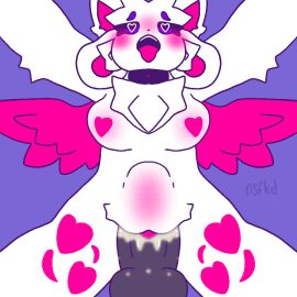 animated anthro anthro_only breasts female furry furry_only heart-shaped_pupils kittydog kittydogcrystal pussy sex stomach_bulge symmetry tongue tongue_out vaginal wings