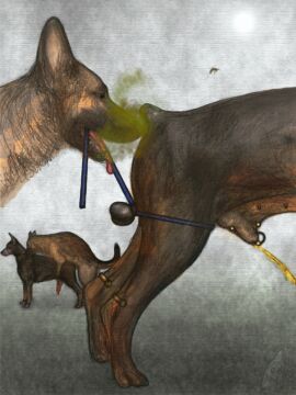 anal anal_sex animal_genitalia animal_penis arthropod ballbusting balls bodily_fluids butt_sniffing canid canine canine_genitalia canine_penis canis cock_and_ball_torture cock_and_balls_torture darkmare dobermann domestic_dog fart farting_on_another farting_on_face feral furgonomics furry-specific_piercing genital_fluids genital_piercing genital_torture genitals german_shepherd group herding_dog humping hymenopteran insects male male/male mammal nipples pastoral_dog peeing penetration penis piercing pinscher sheath sheath_piercing sniffing taped_mouth tied_balls urine wasp watersports