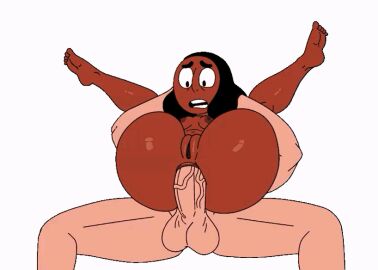 1boy 1girls 2d_animation anal anal_sex animated animated_image ass barefoot big_ass big_butt big_penis black_hair blackmorty_(artist) breasts completely_nude connie_maheswaran dark-skinned_female dark_skin faceless_character faceless_male fair-skinned_male feet female female_focus female_penetrated full_nelson full_nelson_(legs_held) full_nelson_anal huge_ass huge_cock indian indian_female interracial legs legs_up light-skinned_male light_skin loop looping_animation male naked naked_female naked_male nude nude_female open_mouth penis penis_in_ass pussy reverse_suspended_congress small_breasts soles steven_universe veiny_penis white_background white_male