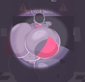 2024 absurd_res animatronic anthro areola artist_name ass belly big_areola big_ass big_belly big_breasts big_butt bodily_fluids bow_tie breasts checkered checkered_floor clothing colored digital_media_(artwork) faceless_character faceless_female female five_nights_at_freddy's five_nights_at_freddy's_2 flashlight genderswap genderswap_(mtf) genitals hi_res huge_areola huge_ass huge_breasts huge_butt huge_thighs hyper hyper_areola hyper_ass hyper_breasts hyper_butt hyper_thighs inside lagomorph leporid looking_at_viewer machine mammal missing_arm mtf_crossgender navel overweight overweight_anthro overweight_female purple_areola purple_body purple_ears purple_inner_ear pussy rabbit red_bow_tie red_clothing red_eyes red_topwear robot rule_63 scottgames shaded solo sweat teeth thick_thighs topwear twitter_handle voctopie warning_sign wire withered_bonnie