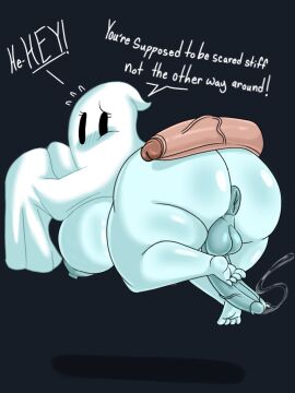 1dickgirl alternate_version_available ass balls ballsack big_ass big_breasts big_penis black_eyes blue_areola blue_skin blush bottomless breasts clothed clothing cock-tail covered_head dark_background dickgirl erection eyelashes female floating flustered futa_on_futa futa_sans_pussy futanari ghost_costume ghost_girl halloween halloween_theme hands_up huge_ass huge_breasts huge_cock humanoid humanoid_penis hung_bottom intersex japansadface male male_on_futa mostly_nude penis penis_on_ass simple_eyes solo solo_focus suprised_look talking_to_viewer text thick_thighs wet_pussy white_cloak wide_hips