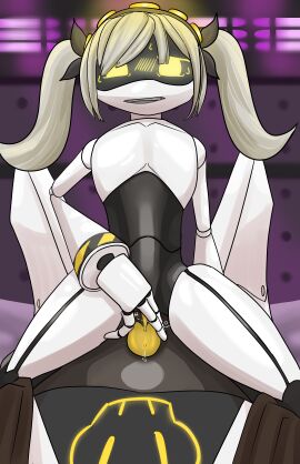 blush blush_lines female female_focus grinding_on_penis j_(murder_drones) murder_drones n_(murder_drones) riding robot robot_girl serial_designation_j serial_designation_n