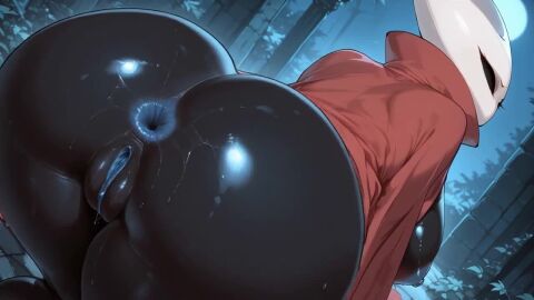 ai_generated alternate_version_at_source animated anus ass ass_shake black_body bug female hollow_knight:silksong hornet(hollow_knight) hypet lascivious pussy shiny shiny_skin tagme teasing_viewer thick thick_ass thick_legs thick_thighs thighs video video_game_character video_games white_head wide_hips