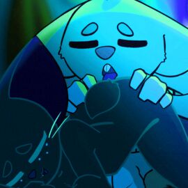 anal animated anthro ass bat bed blue_body blue_fur cyan_lights duo female freckles fur furniture grey_body grey_fur licking male male/female mammal mike_(sleepysheepy17) mouse murid murine oral rat rimming rodent sex stlkr tongue zulu_(sleepysheepy17)