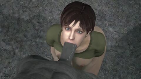 1boy 1boy1girl 1girls 3d 3d_animation animated big_ass big_breasts big_penis blowjob breasts_out dantesfm deepthroat doggy_style looking_at_partner nude pov pov_male rebecca_chambers resident_evil semi_nude short_video shorter_than_30_seconds sound tagme video