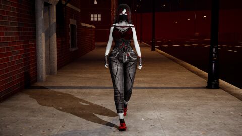 3d artistic ass big_ass big_breasts black_nails breasts character clothed creature creepypasta digital_art erotic facial_expression female goth goth_girl honey_select_2 honeyselect honeyselect2 hs hs2 krikayda_(artist) krikayda_(character) long_hair model monster monster_girl oc panties pants pose realistic red_lips rule34 sadako seductive sensual sexy_clothing slenderwoman studio_neo taller_female thick_ass thick_thighs voluptuous white_body white_skin wide_hips