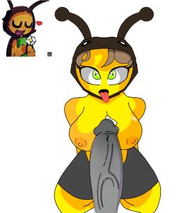 1girls breasts cucarachoxy_(ojos_verdes)(grandes_pechos) female male penis tagme yellow_skin