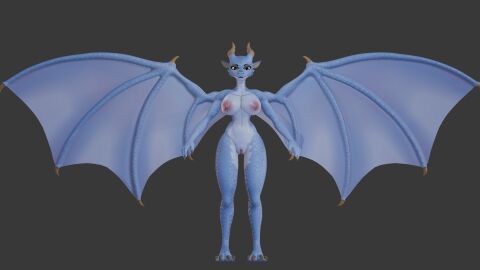 16:9 3d_(artwork) 4k absurd_res anthro blender_(artwork) digital_media_(artwork) dragon female hi_res mythological_creature mythological_scalie mythology nude reptile scalie solo spacehorndog t-pose widescreen