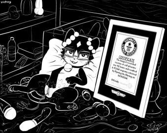 animal_dildo animal_sex_toy award bell beta_pokemon_(species) beta_pokemon_games black_and_white blush bodily_fluids bottle canine_dildo certificate clitoral clitoral_rubbing clitoris container detailed_background digital_media_(artwork) dildo dildo_vibrator egg_vibrator english_text equine_dildo felid female feral food fur genital_fluids genitals guinness_world_records heart_eyes heart_symbol knot knotted_dildo looking_at_viewer mammal masturbation monochrome nintendo open_mouth penetration pokemon pokemon_(species) pokemon_gold_beta pussy rinrin rinrin_(pokemon_gold_beta) rymherdier rynring sex_toy sex_toy_in_pussy sex_toy_insertion smile solo spread_legs spreading tail text towel vaginal_fluids vaginal_masturbation vaginal_penetration vibrator vibrator_controller vibrator_in_pussy wand_vibrator water water_bottle