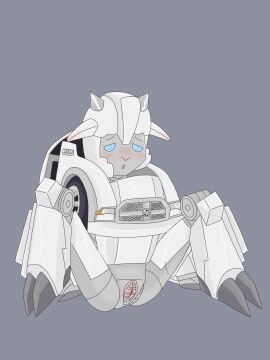 aura_tf dodge_ram female original_character pussy ram_horn robot robot_girl sheep transformers truck_(vehicle) vulva