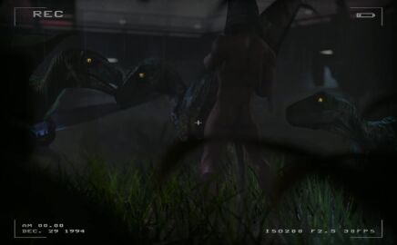 animated being_watched dinosaur dromaeosaurid female feral feral_penetrated group hi_res human human_on_feral interspecies looking_at_another male male/female mammal penetration prehistoric_species reptile scalie sound tagme theropod velociraptor video whitecrow zoophilia