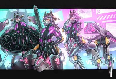 1futa ahegao anthro blush breasts centaur cock drool furry futanari intersex jooshy large_penis latex latex_clothing latex_suit medium_breasts penis solo tagme taur