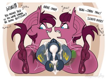 anal_penetration anal_request anal_sex anus ass averysweatyboy backsack balls ballsack bat blue_body blue_eyes bodily_fluids body_writing cum cum_in_anus cum_in_ass cum_inside cum_on_ass cum_on_balls cum_on_butt dirty_talk equid equine equine_anus female feral genital_fluids genitals group male male_focus male_penetrated mammal pink_body presenting presenting_anus presenting_hindquarters presenting_pussy puffy_anus pussy requesting_anal swift_tack_(averysweatyboy) tail teeth text trio