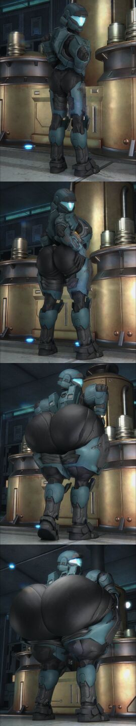 3d 3d_(artwork) ass ass_expansion big_ass bubble_ass bubble_butt expansion female halo halo_(series) huge_ass hyper_ass qzk_forte spartan_(halo) tagme thick_thighs wide_hips