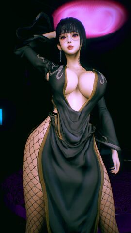 1girls 3d 4k asian asian_female bed bedroom big_breasts black_hair breasts breasts_bigger_than_head chromatic_aberration crashbanditkut dress earrings female female_focus fishnet_stockings fishnets glasses hair hi_res high_resolution highres light-skinned_female light_skin lips long_hair long_nails looking_at_viewer nail_polish nails necklace original original_character purple_eyes solo spiral_eyes unique_eyes virt-a-mate virtamate