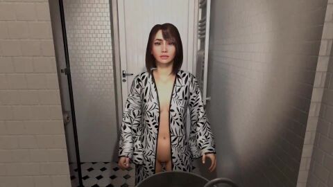1girls 3d 3d_(artwork) brown_hair brown_hair_female brunette_hair female female_focus female_only female_pov giant_female giant_woman giantess growclonegrow growth growth_sequence light-skinned_female light_skin masturbating masturbation mini_giantess naked naked_female nude nude_female pov solo solo_female solo_focus tagme uncontrollable_growth video