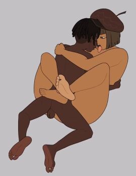 2d 2d_animation adalinebemine balls bedroom_eyes bigger_female black_male bretta_(capydiem) canon_futa capy_diem cory_(capydiem) countershade_feet countershading dark-skinned_female dark-skinned_futa dark-skinned_male dark_skin edit futanari hugging imminent_creampie imminent_impregnation interracial jiggling_balls leg_lock lehornysfx male_on_futa mating_press no_sound opennsfwsp opennsfwsp_(va) sex smaller_male sound sound_edit speeding_up tagme tongue_out unfinished unofficial_edit vaginal_penetration video