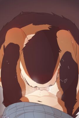 absurd_res anthro autofellatio big_tail bodily_fluids calico_pattern female genital_fluids hi_res humanoid lying male masturbation oral oral_masturbation penile penile_masturbation penis reese_(jeddy) sexyfurry solo splynter tail tail_coil tail_mouth tail_mouth_cunnilingus tail_mouth_penetration tail_wrapped_around_leg tongue tongue_out unusual_anatomy unusual_tail