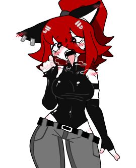 1girls asking_for_sex black_eyes black_shirt black_top black_topwear blush bodysuit breasts clothed female fernanda_(minstlu) huff jeans oc open_mouth original original_character red_hair roblox roblox_avatar robloxian self_upload tongue tongue_out valenz15 white_background white_skin