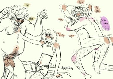 blad blush bubba_sawyer chop_top_sawyer chubby_male fluffy_hair gay gay_incest glasses incest leatherface male male_only moaning skinny_male texas_chainsaw_massacre texas_chainsaw_massacre_game