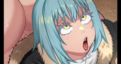 3boys ass_bigger_than_head big_ass big_penis blowjob cum_inside cum_inside_ass femboy gay goblin goblin_male green_(artist) oral orc orc_male rimuru_tempest tagme video