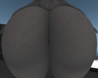 anthro anthro_only ass big_ass female ferialexonar huge_ass tagme thick_thighs wide_hips
