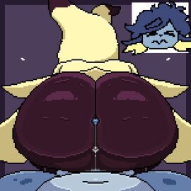 2024 2boys animated anthro anthro_on_anthro anthro_on_bottom anthro_on_top ass ass_focus assjob azul_(eocvevo) balls big_ass big_butt black_body black_nose blue_body blue_hair bodily_fluids bouncing_ass bouncing_butt butt_focus butt_ripples buttjob closed_eyes digital_media_(artwork) dipstick_ears duo ear_markings eeveelution eocvevo erection eyebrow_through_hair eyebrows fan_character femboy fin first_person_view fur gay gay_anal gay_sex generation_1_pokemon generation_7_pokemon genital_fluids genitals girly hair hi_res homosexual homosexual_male homosexual_sex hot_dogging huge_ass huge_butt human leaking_precum lewdyant looking_pleasured male male/male male_on_anthro male_on_bottom male_on_top male_only male_penetrated male_penetrating male_penetrating_male mammal mimi_(eocvevo) mimikyu multicolored_body multicolored_ears multicolored_fur navel nintendo nude on_bottom on_top penis pixel_(artwork) pixel_animation pokemon pokemon_(species) precum sex simple_background thick_thighs translucent translucent_hair vaporeon yellow_body