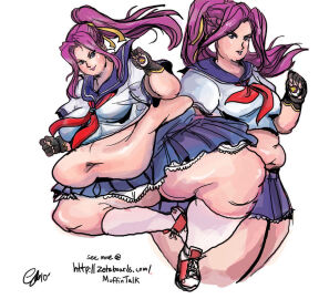 1girls alternate_costume bbw big_belly code_geass cornelia_li_britannia fat female gloves morbidly_obese_female obese_female school_uniform tagme theamericandream thick_thighs