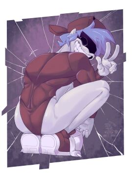 2boys ass big_ass big_butt black_eyes blue_hair boyfriend_(friday_night_funkin) fat_ass fat_butt friday_night_funkin friday_night_funkin_mod hat hit_single_(fnf_mod) huge_ass huge_butt leotard looking_at_viewer looking_back looking_back_at_viewer male male_only min_miniatic peace_sign silly_billy skin_tight solo_focus thick_ass thick_butt yourself_(divide)