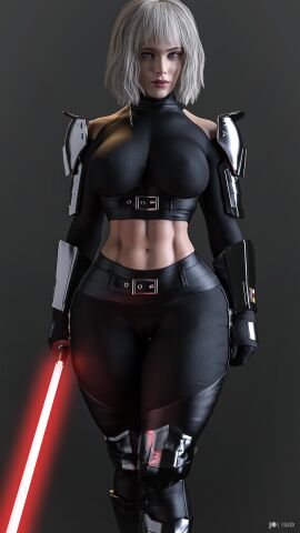 1girls 3d 3d_render abs alternate_version_available armor armored_boots armored_female belt belt_buckle blue_eyes bottomwear braid braided_hair celebrity cga3d child_bearing_hips clothed clothed_female clothing curvaceous curvaceous_female curvaceous_figure curves curvy curvy_body curvy_female curvy_figure curvy_hips curvy_thighs erect_nipples erotichris female female_focus female_only fit fit_female footwear front_view holding_object holding_weapon hourglass_figure ivanna_sakhno knee_pads light-skinned_female light_skin looking_at_viewer mostly_clothed navel nipples pale-skinned_female pale_skin patreon_logo shin_hati short_hair shoulder_pads simple_background skin_tight skindentation solo solo_female solo_focus standing star_wars thick_thighs tied_hair toned toned_body toned_female topwear watermark weapon wide_hips