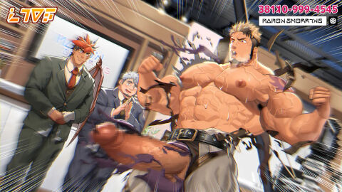3boys abs another_eidos_of_dragon_vein_r armpit_hair armpits arms_up balls balls_under_clothes bandage bandaged_hand bare_breasts beard beefy biceps big_areola big_breasts big_bulge big_glans big_penis black_eyes black_hair blonde_hair blurry_background bottomless breast_bigger_than_head breasts buff bursting_clothes camera censored censored_balls censored_penis channel clapping clenched_hand clenched_teeth daddy dilf dragon_humanoid english_text enormous_penis erection foreskin foreskin_folds frown gaia_(another_eidos) gay gigantic_penis grey_eyes grey_hair grin heterochromia hi_res huge_breasts huge_cock humanoid hunk livestream long_penis magritte_(another_eidos) male male_breasts male_only male_with_breasts manly mature_male mosaic_censoring motion_lines multicolored_hair muscles muscular muscular_arms muscular_male navel neckerchief necktie nullqllun oppai orange_hair pecs penis penis_bigger_than_head penis_out phone_number pose posing red_eyes retracted_foreskin salesman search_bar shopping_channel short_hair sideburns six_pack size_difference standing straps studio stylized suit suit_and_tie sweat sweatdrop sweating sweaty tattoo tattooed_arm text thick thick_arms thick_penis three-tone_hair topless tough_guy triceps tv_show two-tone_hair uncircumcised uncut veiny veiny_arms veiny_belly veiny_breasts veiny_face veiny_muscles veiny_penis white_hair wide_eyed winged_humanoid wings yaoi yellow_eyes