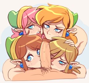2024 5boys breath_of_the_wild brellom brown_hair collaborative collaborative_fellatio collaborative_sex ear_piercing fellatio female first_person_view genitals group hair hi_res human human_on_humanoid humanoid humanoid_pointy_ears hylian interspecies link link_(a_link_to_the_past) link_(breath_of_the_wild) link_(nes) looking_at_viewer male male/male male_only male_pov mammal multiple_females multiple_girls multiple_persona nintendo open_mouth oral orange_hair penile penis piercing pink_hair pubes rule_63 sex tan_hair the_legend_of_zelda the_legend_of_zelda:_breath_of_the_wild the_legend_of_zelda:_tears_of_the_kingdom tongue tongue_out