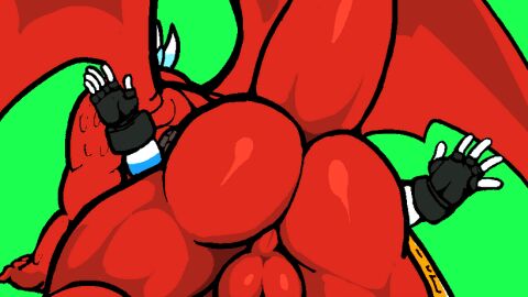 animated ass big_penis cum cum_in_ass furry gay grab_the_butt male oh_so_hero! penis yaoi