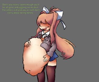 doki_doki_literature_club english_text female fnfsimp613 monika_(doki_doki_literature_club) sequence sequential text vore