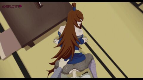 1boy 1girls age_difference anal anal_sex aniflow animated ass ass_focus chojuro clothed_sex deep_anal doggy_style female from_behind from_behind_position male mei_terumi naruto naruto_(series) naruto_shippuden older_female_and_younger_male pov pov_sex red_hair sex sex_from_behind shoulders straight_sex