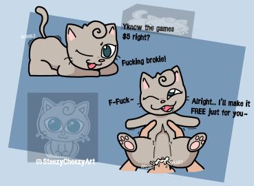 a_cat_is_fine_too bobbing_cat bodily_fluids cum cum_in_pussy cum_inside domestic_cat drooling duo felid feline felis female female_feral female_on_human feral feral_penetrated fur genital_fluids genitals grey_body grey_fur hi_res human human_on_feral human_penetrating human_penetrating_feral interspecies leaking_cum male male_on_feral mammal mostly_offscreen_character nude paws penetration penis pupils pussy saliva sex size_difference steezycheezy teasing text zoophilia