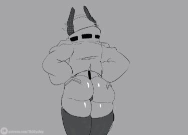 0cyclop 1girls 2024 animated ass ass_expansion big_ass bubble_ass bubble_butt clothing cyborg dialogue expansion fat_ass female female_only glowing glowing_eyes huge_ass large_ass looking_at_viewer looking_back solo talking_to_viewer text thick_ass thick_thighs virtual_youtuber vshojo wide_hips zentreya zentreya_(cyborg)